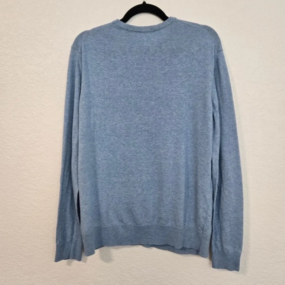 BOSS Hugo Boss Men's XL Blue Cotton Crew Neck Long Sleeve Sweater‎ Casual Career